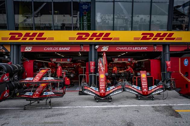 22nd August 2024; Circuit Zandvoort, Zandvoort, Holland, North Holland, Netherlands; Formula 1 Heineken Dutch Grand Prix 2024; Arrivals and Inspection Day; The Scuderia Ferrari garage  ActionPlus12683965 GodfreyxPitt