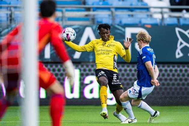 240822 Jalal Abdullai of Elfsborg during the UEFA Europa League play off match between Molde and Elfsborg on August 22, 2024 in Molde Photo Marius Simensen BILDBYRAN COP 238 bbeng elfsborg football fotball fotboll molde play off uefa europa league  Copyright: MARIUSxSIMENSEN BB240822BB092