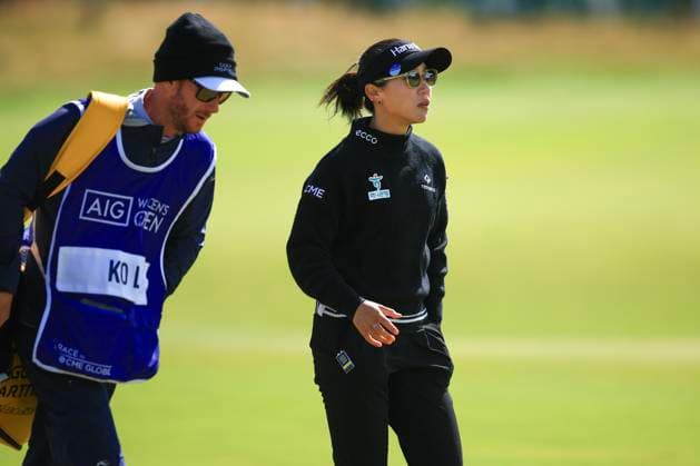 22nd August 2024; Old Course at St Andrews, St Andrews, Fife, Scotland; AIG Womens Open Golf, Round 1; Lydia Ko of New Zealand walks down the fairway of the first hole of the Old Course, St Andrews Links during the first round of the AIG Women& x2019;s Open  ActionPlus12684131 DavidxYoung