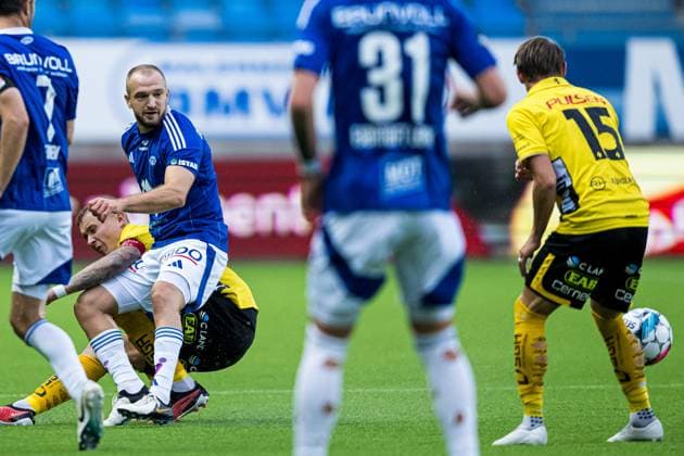 240822 Veton Berisha of Molde during the UEFA Europa League play off match between Molde and Elfsborg on August 22, 2024 in Molde Photo Marius Simensen BILDBYRAN COP 238 bbeng elfsborg football fotball fotboll molde play off uefa europa league  Copyright: MARIUSxSIMENSEN BB240822BB249