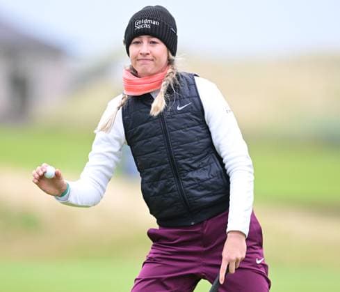 Nelly Korda on the 17th Green AIG Women s Open, Day Three, Golf, St. Andrews, Scotland, UK - 22 Aug 2024  Copyright: xGreigxCowie Shutterstockx 14653227fl