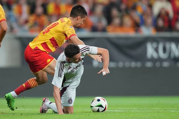BIALYSTOK, 22-08-2024, Bialystok City Stadium, football, UEFA Europa League Play Offs, season 2024 2025, Jagiellonia Bialystok - Ajax. Ajax player Steven Berghuis Jagiellonia Bialystok - Ajax  x26087776x Copyright:
