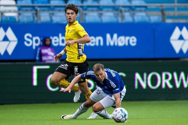 240822 Besfort Zeneli of Elfsborg during the UEFA Europa League play off match between Molde and Elfsborg on August 22, 2024 in Molde Photo Marius Simensen BILDBYRAN COP 238 bbeng elfsborg football fotball fotboll molde play off uefa europa league  Copyright: MARIUSxSIMENSEN BB240822BB333