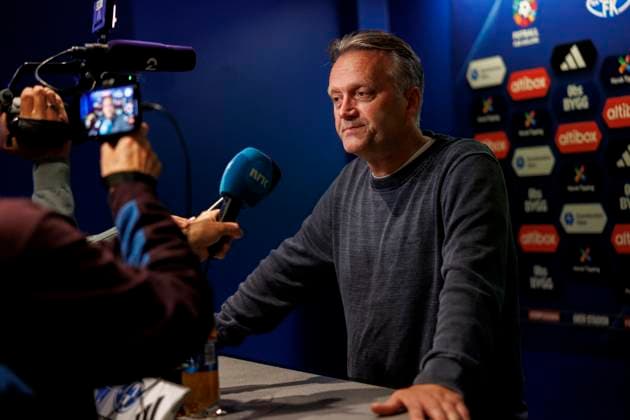 First playoff match for the UEFA Europa League in football 2024 Molde Elfsborg 0 1 Molde 20240822 Moldes coach Erling Moe after the playoff match for the Europa League in football between Molde and Elfsborg at Aker Stadion Photo Svein Ove Ekornesvag NTB Molde Norway EDITORIAL USE ONLY RESTRICTED USE FOR BETTING COMPANIES  Copyright: xSveinxOvexEkornesvagx xNTBx