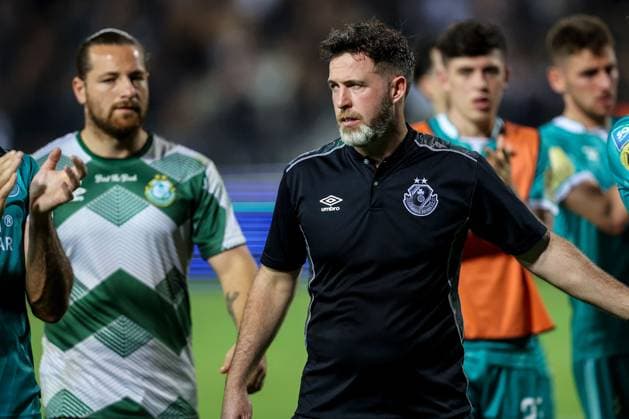 UEFA Europa League Play-off First Leg, Toumba Stadium, Thessaloniki, Greece 22 8 2024 PAOK vs Shamrock Rovers Shamrock Rovers Manager Stephen Bradley Stephen Bradley 22 8 2024  Copyright: x INPHO AleksandarxDjorovicx AS4A5401
