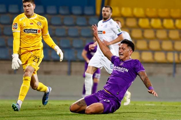 Dinamo Minsk v RSC Anderlecht - UEFA Europa League MEZOKOVESD, HUNGARY - AUGUST 22 : Vazquez Luis forward of Anderlecht pictured during the UEFA Europa League Play-offs1st leg match between Dinamo Minsk and RSC Anderlecht on August 22, 2024 in Mezokovesd, Hungary, 22 08 2024 Mezokovesd Hungary  Copyright: xJanxDexMeuleneirx