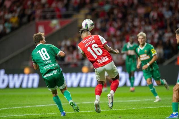 Liga Europa: SC Braga vs Rapid Wien - 22 08 2024 MLP_SCB_SKR2-17 Braga Portugal Copyright: xMLPxSPORTSx