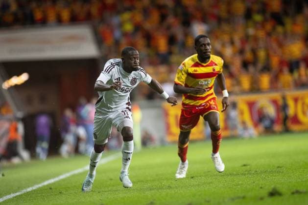 22.08.2024 BiaÅ‚ystok Eliminacje Ligi Europy Jagiellonia BiaÅ‚ystok - Ajax Amsterdam N z Carlos Forbs Fot: MiÅ‚osz Kozakiewicz NEWSPIX.PL 22.08.2024 Bialystok¨UEFA Europa League Qualifying Jagiellonia Bialystok - Ajax Amsterdam Carlos Forbs Credit: Milosz Kozakiewicz NEWSPIX.PL --- Newspix.pl  CR5_0303