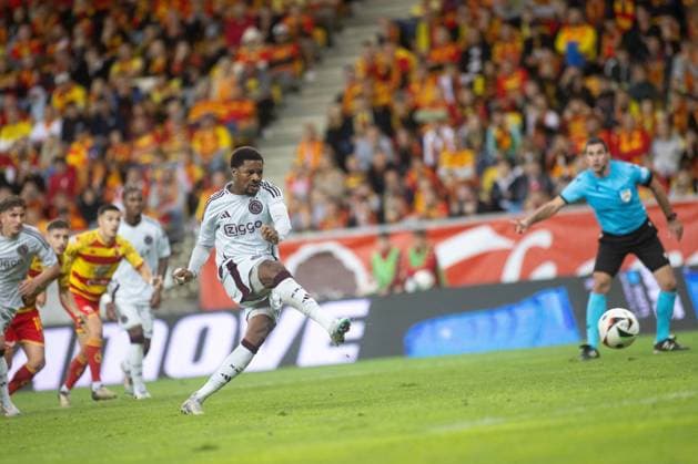 22.08.2024 BiaÅ‚ystok Eliminacje Ligi Europy Jagiellonia BiaÅ‚ystok - Ajax Amsterdam N z Chuba Akpom Fot: MiÅ‚osz Kozakiewicz NEWSPIX.PL 22.08.2024 Bialystok¨UEFA Europa League Qualifying Jagiellonia Bialystok - Ajax Amsterdam Chuba Akpom Credit: Milosz Kozakiewicz NEWSPIX.PL --- Newspix.pl  CR5_0341