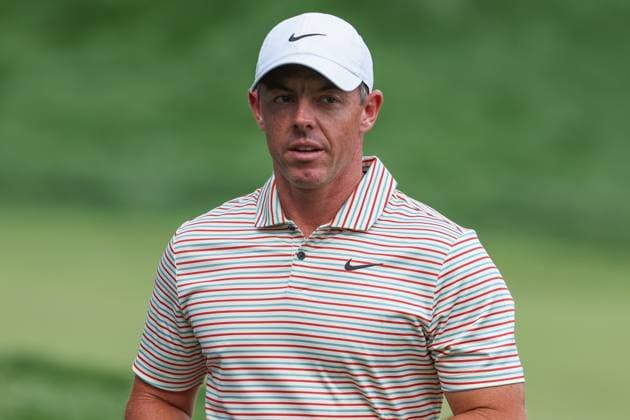 CASTLE ROCK, CO - AUGUST 22: Rory McIlroy during the first round of the BMW Championship on August 22, 2024 at Castle Pines Golf Club in Castle Rock, CO. (Photo by Scott Winters Icon Sportswire) GOLF: AUG 22 PGA, Golf Herren FedExCup Playoffs - BMW Championship EDITORIAL USE ONLY Icon2408221087