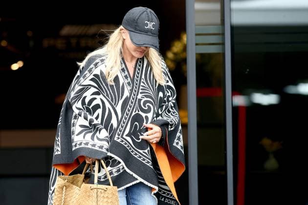 22 08 2024, xsvx, Motorsport FIA Formula 1, Dutch Grand Prix 2024 emspor, v l Corinna Schumacher, mother of reserve driver Mick Schumacher Mercedes AMG Petronas FIA REGULATIONS PROHIBIT ANY USE OF PHOTOGRAPHS as IMAGE SEQUENCES and or QUASI VIDEO Zandvoort