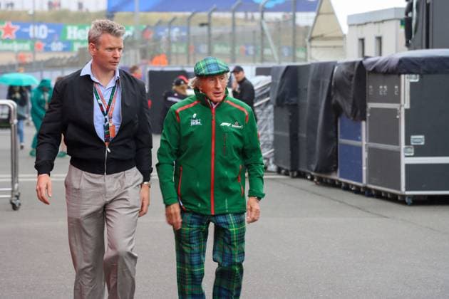 August 23, 2024, Zandvoort, Monte Carlo, Netherlands: JACKIE STEWART in the Formula One paddock Friday for practice at the 2024 Dutch Grand Prix Zandvoort Netherlands - ZUMAk187 20240823_zsp_k187_007 Copyright: xAlexisxKahnx
