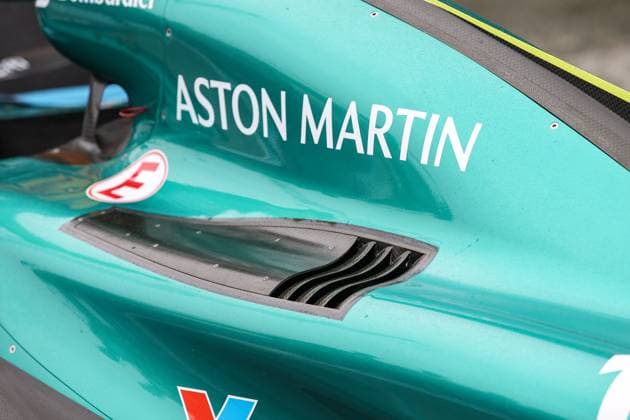 Aston Martin F1 Team AMR23, mechanical detail engine cover during the Formula 1 Heineken Dutch Grand Prix 2024, 15th round of the 2024 Formula One World Championship, WM, Weltmeisterschaft from August 23 to 25, 2024 on the Circuit Zandvoort, in Zandvoort, Netherlands - F1 - DUTCH GRAND PRIX 2024 DPPI Panoramic  240823_R15_OLANDA_DP_XB3_2432