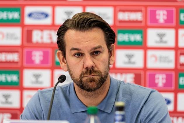 2 Soccer Bundesliga 1 FC Köln Press Conference 23 08 2024 Thomas Kessler 1 FC Köln Head of the Licensed Players Department 2 Soccer Bundesliga Press Conference 1 FC Köln Geissbockheim, 23 08 2024 Copyright: xBEAUTIFULxSPORTS Wunderlx