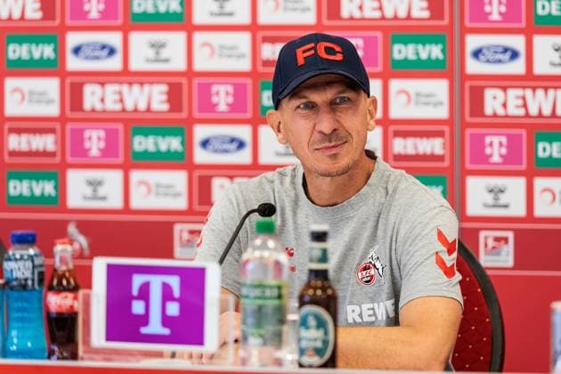 2 Soccer Bundesliga 1 FC Köln Press Conference 23 08 2024 Gerhard Struber Coach 1 FC Köln 2 Soccer Bundesliga Press Conference 1 FC Köln Geissbockheim, 23 08 2024 Copyright: xBEAUTIFULxSPORTS Wunderlx