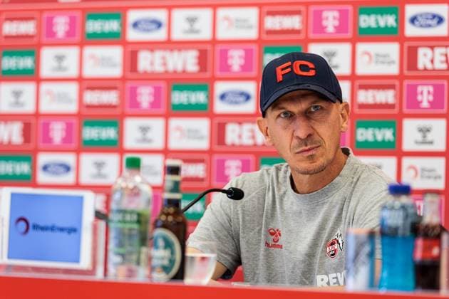 2 Soccer Bundesliga 1 FC Köln Press Conference 23 08 2024 Gerhard Struber Coach 1 FC Köln 2 Soccer Bundesliga Press Conference 1 FC Köln Geissbockheim, 23 08 2024 Copyright: xBEAUTIFULxSPORTS Wunderlx