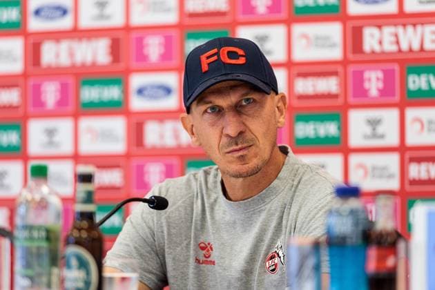 2 Soccer Bundesliga 1 FC Köln Press Conference 23 08 2024 Gerhard Struber Coach 1 FC Köln 2 Soccer Bundesliga Press Conference 1 FC Köln Geissbockheim, 23 08 2024 Copyright: xBEAUTIFULxSPORTS Wunderlx