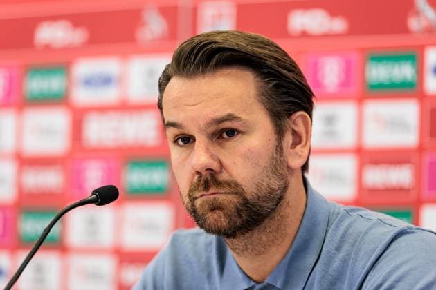 2 Soccer Bundesliga 1 FC Köln Press Conference 23 08 2024 Thomas Kessler 1 FC Köln Head of the Licensed Players Department 2 Soccer Bundesliga Press Conference 1 FC Köln Geissbockheim, 23 08 2024 Copyright: xBEAUTIFULxSPORTS Wunderlx
