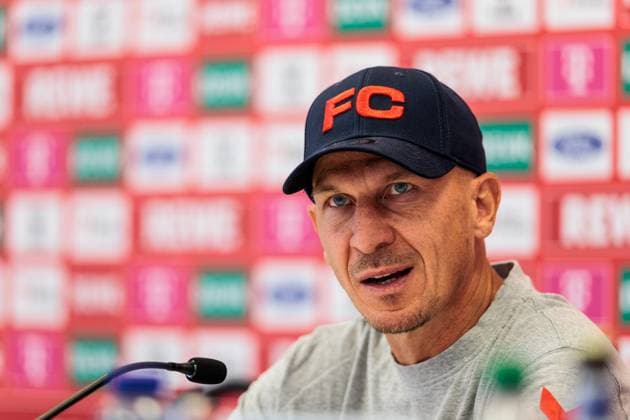 2 Soccer Bundesliga 1 FC Köln Press Conference 23 08 2024 Gerhard Struber Coach 1 FC Köln 2 Soccer Bundesliga Press Conference 1 FC Köln Geissbockheim, 23 08 2024 Copyright: xBEAUTIFULxSPORTS Wunderlx