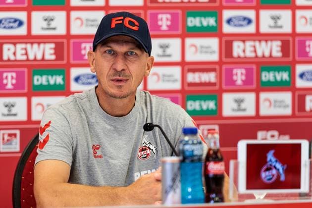 2 Soccer Bundesliga 1 FC Köln Press Conference 23 08 2024 Gerhard Struber Coach 1 FC Köln 2 Soccer Bundesliga Press Conference 1 FC Köln Geissbockheim, 23 08 2024 Copyright: xBEAUTIFULxSPORTS Wunderlx