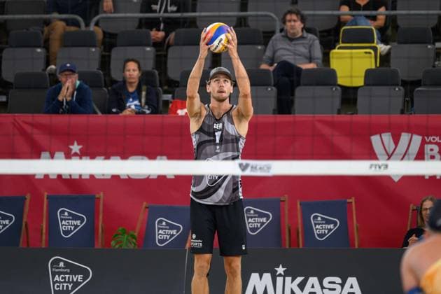 Beach Pro Tour Elite 16 Hamburg, 23 08 2024 Paul Henning Beach Pro Tour Elite 16, Hamburg, Stadion Am Rothenbaum on 23 08 2024 Copyright: xBEAUTIFULxSPORTS PeterxWeberx