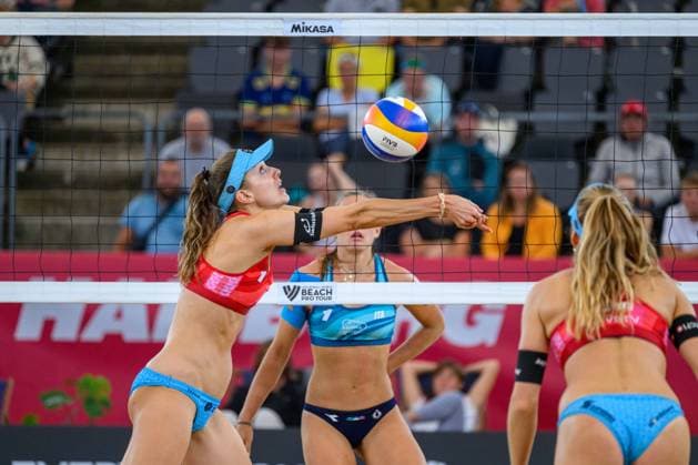 Beach Pro Tour Elite 16 Hamburg, 23 08 2024 Tanja Hüberli SUI Beach Pro Tour Elite 16, Hamburg, Stadion Am Rothenbaum on 23 08 2024 Copyright: xBEAUTIFULxSPORTS PeterxWeberx