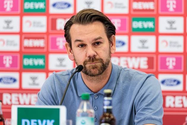 2 Soccer Bundesliga 1 FC Köln Press Conference 23 08 2024 Thomas Kessler 1 FC Köln Head of the Licensed Players Department 2 Soccer Bundesliga Press Conference 1 FC Köln Geissbockheim, 23 08 2024 Copyright: xBEAUTIFULxSPORTS Wunderlx