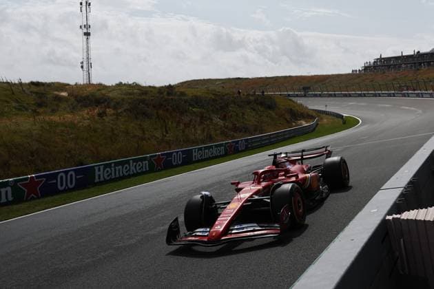 F1 Grand Prix Of The Netherlands 2024 Practice 1 Charles Leclerc of Ferrari during first practice ahead of the Formula 1 Grand Prix of The Netherlands at Circuit Zandvoort in Zandvoort, Netherlands on August 23, 2024. Zandvoort Netherlands  Copyright: xJakubxPorzyckix originalFilename:porzycki-f1grandp240823_npTTz.jpg