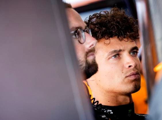 ZANDVOORT - Lando Norris (McLaren) during the 1st free practice prior to the F1 Grand Prix of the Netherlands at the Circuit of Zandvoort. ANP SEM VAN DER WAL xVIxANPxSportx xxANPxIVx 506553788 originalFilename: 506553788.jpg