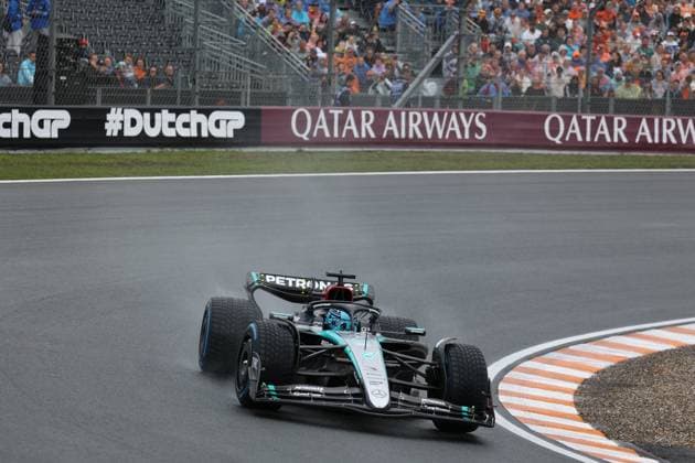 23 08 2024, Circuit Park Zandvoort, Zandvoort, FORMULA 1 HEINEKEN DUTCH GRAND PRIX 2024 , in the picture George Russell GBR , Mercedes AMG Petronas Formula One Team Defodi 506 20240823 hbr 3487 Defodi-506