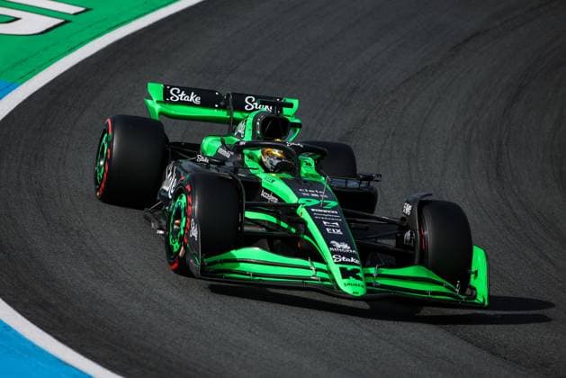 97 SHWARTZMAN Robert (rus), Scuderia Ferrari Reserve Driver, Stake F1 Team Kick Sauber C44, action during the Formula 1 Heineken Dutch Grand Prix 2024, 15th round of the 2024 Formula One World Championship, WM, Weltmeisterschaft from August 23 to 25, 2024 on the Circuit Zandvoort, in Zandvoort, Netherlands - F1 - DUTCH GRAND PRIX 2024 DPPI Panoramic  240823_R15_OLANDA_DP_XB5_0357