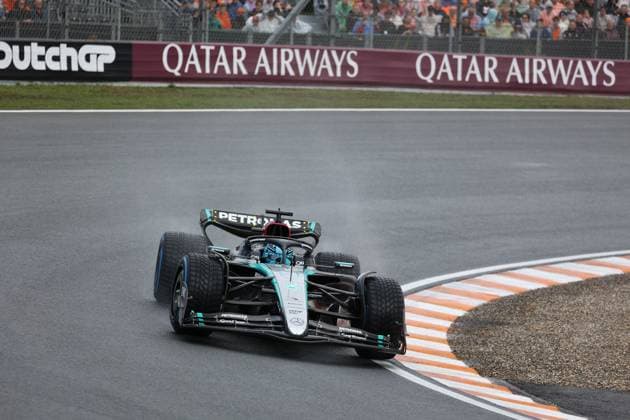 23 08 2024, Circuit Park Zandvoort, Zandvoort, FORMULA 1 HEINEKEN DUTCH GRAND PRIX 2024 , in the picture George Russell GBR , Mercedes AMG Petronas Formula One Team Defodi 506 20240823 hbr 3489 Defodi-506