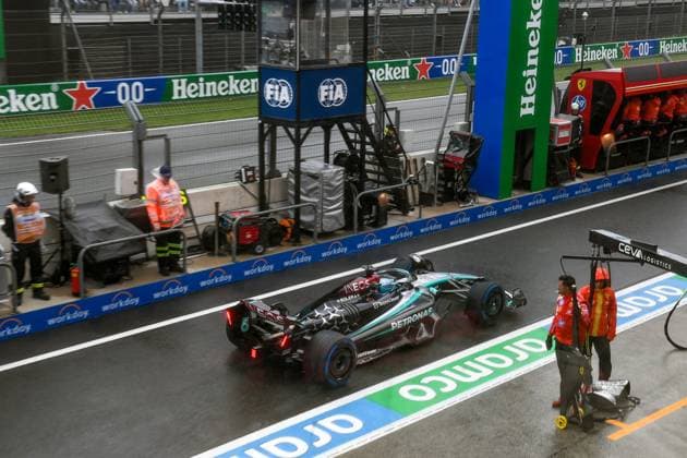 Formula 1 GP Zandvoort Holland Friday, 23 08 2024 George Russell 63, Mercedes AMG Petronas F1 Team Formula 1 GP Zandvoort Holland Friday, 23 08 2024 Copyright: xBEAUTIFULxSPORTS Erlhofx