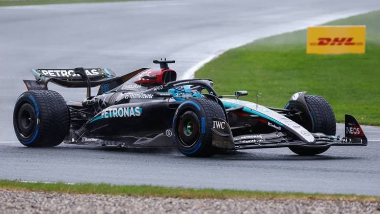 George Russell of Great Britain and Mercedes during practice ahead of the F1 Grand Prix of Netherlands at Circuit Park Zandvoort on August 23, 2024 in Zandvoort, Netherlands Defodi 704 MTB20240823F1ZandvDag2VrijeTr352650 Defodi-704