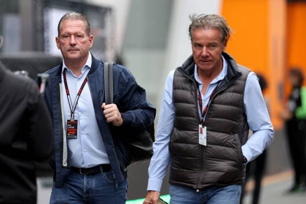 23 08 2024, xsvx, Motorsport FIA Formula 1, Dutch Grand Prix 2024 emspor, v l Jos Verstappen Raymond Vermeulen FIA REGULATIONS PROHIBIT ANY USE OF PHOTOGRAPHS as IMAGE SEQUENCES and or QUASI VIDEO Zandvoort