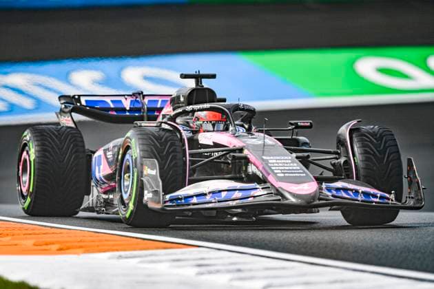 23rd August 2024; Circuit Zandvoort, Zandvoort, North Holland, Netherlands; Formula 1 Heineken Dutch Grand Prix 2024; Free Practice Day; Esteban Ocon (FRA) in the A523 of BWT-Alpine during free practice 1  ActionPlus12684301 GodfreyxPitt