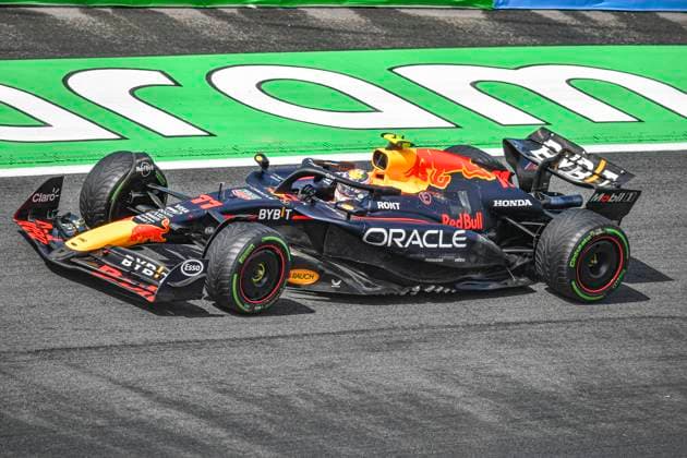 23rd August 2024; Circuit Zandvoort, Zandvoort, North Holland, Netherlands; Formula 1 Heineken Dutch Grand Prix 2024; Free Practice Day; Sergio Perez (MEX) in the RB19 of Oracle Red Bull Racing during free practice 1  ActionPlus12684319 GodfreyxPitt