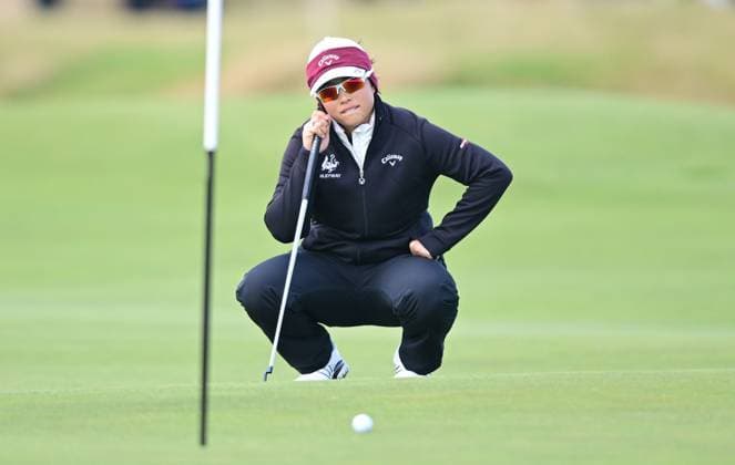 Ruoning Yin on the 2nd Green AIG Women s Open, Day Two, Golf, St. Andrews, Scotland, UK - 23 Aug 2024  Copyright: xGreigxCowie Shutterstockx 14655508bf