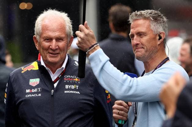 23 08 2024, xsvx, Motorsport FIA Formula 1, Grand Prix of the Netherlands 2024 emspor, v l Dr Helmut Marko Oracle Red Bull Racing Ralf Schumacher FIA REGULATIONS PROHIBIT ANY USE OF PHOTOGRAPHS as IMAGE SEQUENCES and or QUASI VIDEO Zandvoort