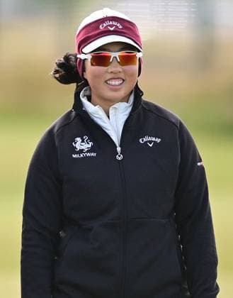 Ruoning Yin on the 2nd fairway AIG Women s Open, Day Two, Golf, St. Andrews, Scotland, UK - 23 Aug 2024  Copyright: xGreigxCowie Shutterstockx 14655508bb