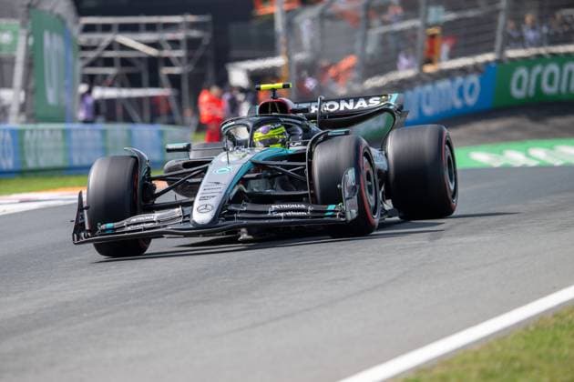 Formula 1 GP Zandvoort Holland Friday, 23 08 2024 Lewis Hamilton 44, Mercedes AMG Petronas F1 Team Formula 1 GP Zandvoort Holland Friday, 23 08 2024 Copyright: xBEAUTIFULxSPORTS Erlhofx