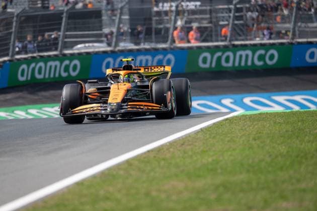 Formula 1 GP Zandvoort Holland Friday, 23 08 2024 Lando Norris 4, McLaren Formula 1 Team Formula 1 GP Zandvoort Holland Friday, 23 08 2024 Copyright: xBEAUTIFULxSPORTS Erlhofx