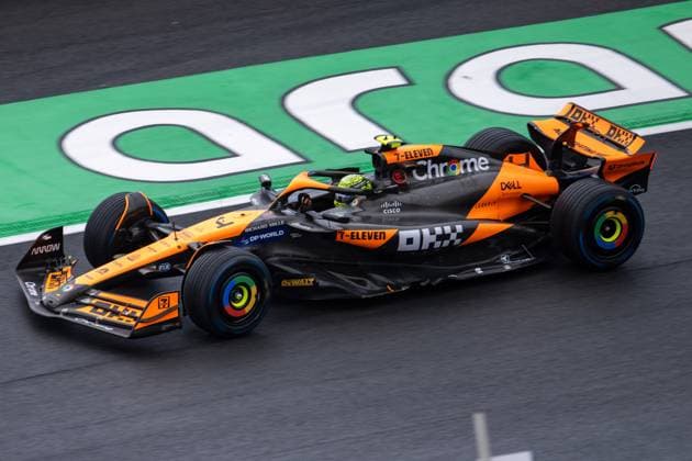 Formula 1 GP Zandvoort Holland Friday, 23 08 2024 Lando Norris 4, McLaren Formula 1 Team Formula 1 GP Zandvoort Holland Friday, 23 08 2024 Copyright: xBEAUTIFULxSPORTS Erlhofx