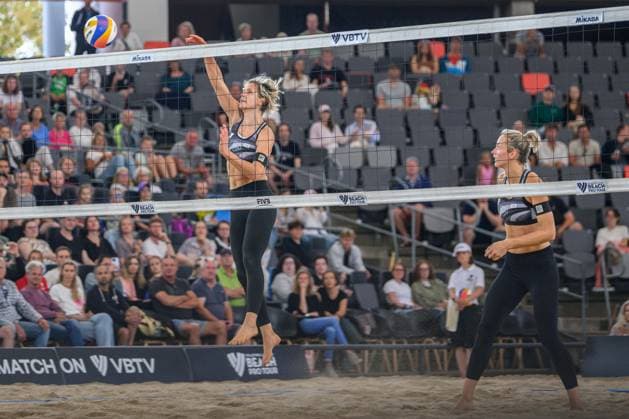 Beach Pro Tour Elite 16 Hamburg, 23 08 2024 Laura Ludwig GER , Louisa Lippmann GER Beach Pro Tour Elite 16, Hamburg, Stadion Am Rothenbaum on 23 08 2024 Copyright: xBEAUTIFULxSPORTS PeterxWeberx