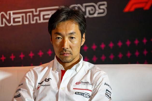 Formula 1 GP Zandvoort Holland Friday, 23 08 2024 Ayao Komatsu, Team Principal MoneyGram Haas F1 Team at the press conference Formula 1 GP Zandvoort Holland Friday, 23 08 2024 Copyright: xBEAUTIFULxSPORTS Erlhofx
