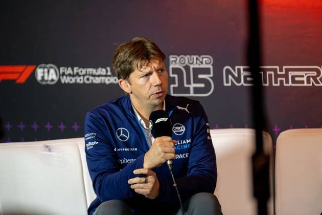 Formula 1 GP Zandvoort Holland Friday, 23 08 2024 James Volwes, Team Principal Williams Racing at the press conference Formula 1 GP Zandvoort Holland Friday, 23 08 2024 Copyright: xBEAUTIFULxSPORTS Erlhofx