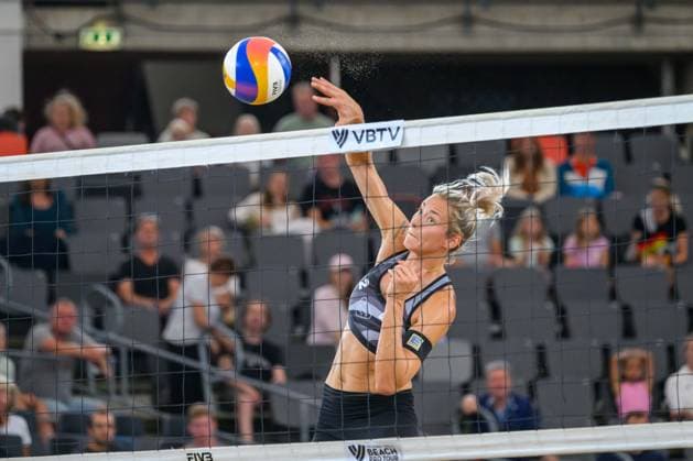 Beach Pro Tour Elite 16 Hamburg, 23 08 2024 Louisa Lippmann GER Beach Pro Tour Elite 16, Hamburg, Stadion Am Rothenbaum on 23 08 2024 Copyright: xBEAUTIFULxSPORTS PeterxWeberx