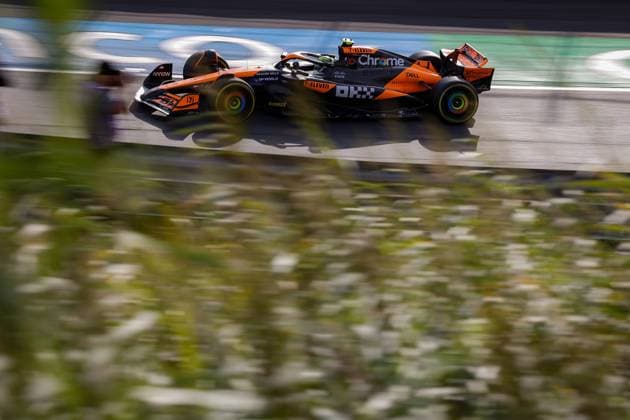 4 Lando Norris GBR, McLaren Formula 1 Team , F1 Grand Prix of the Netherlands at Circuit Zandvoort on August 23, 2024 in Zandvoort, Netherlands Photo by HOCH ZWEI Zandvoort Netherlands