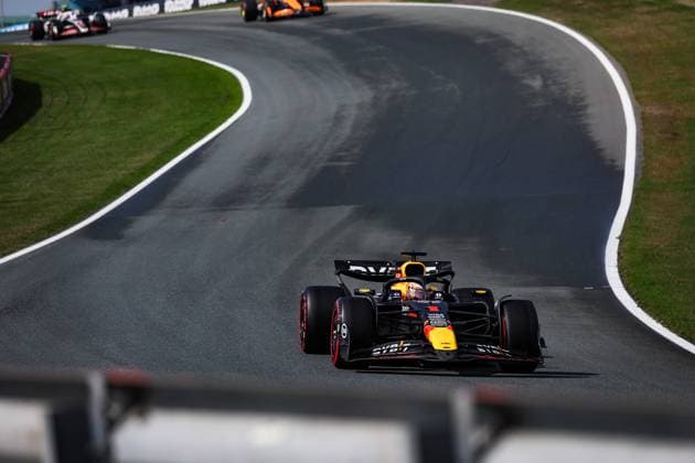 1 Max Verstappen NLD, Oracle Red Bull Racing , F1 Grand Prix of the Netherlands at Circuit Zandvoort on August 23, 2024 in Zandvoort, Netherlands Photo by HOCH ZWEI Zandvoort Netherlands