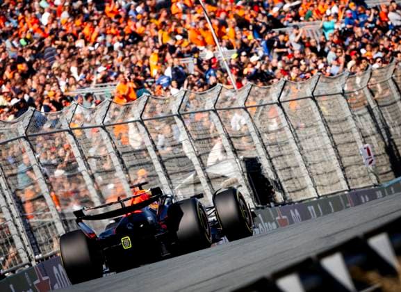 ZANDVOORT - Max Verstappen (Red Bull Racing) during the 2nd free practice prior to the F1 Grand Prix of the Netherlands at the Circuit of Zandvoort. ANP SEM VAN DER WAL xVIxANPxSportx xxANPxIVx 506566898 originalFilename: 506566898.jpg